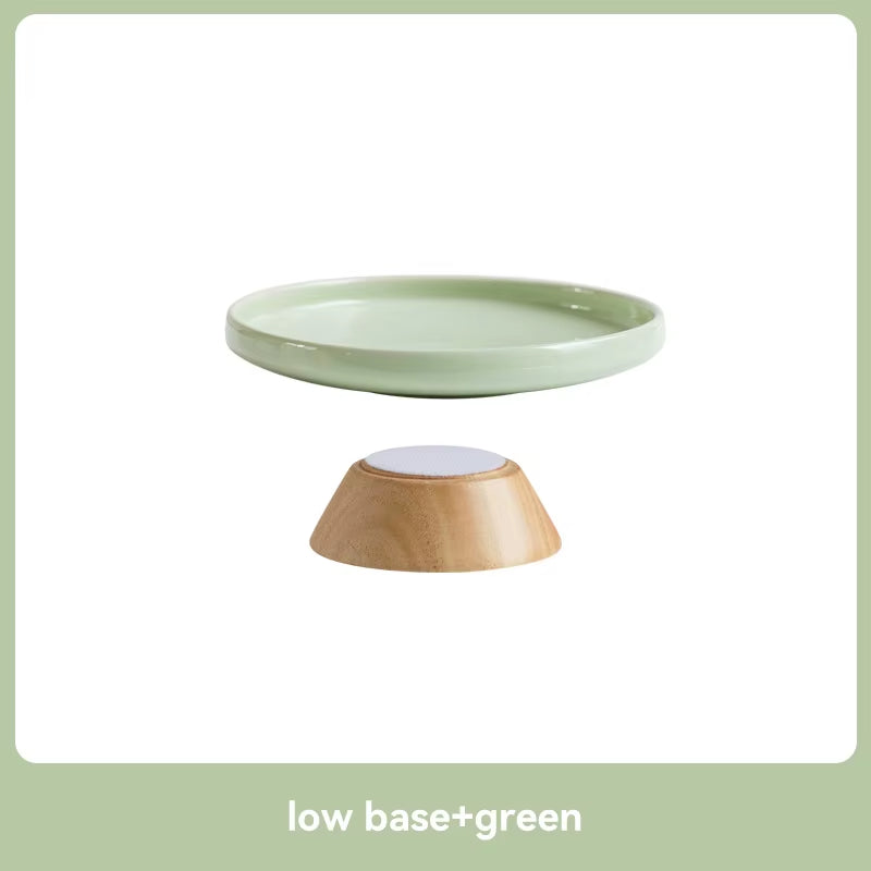 Cat Ceramic Bowl Puppy Dogs Food Water Dish Bowls Pet Elevated Canned Snacks Dining Plate Cats Small Dogs Feeding Supplies